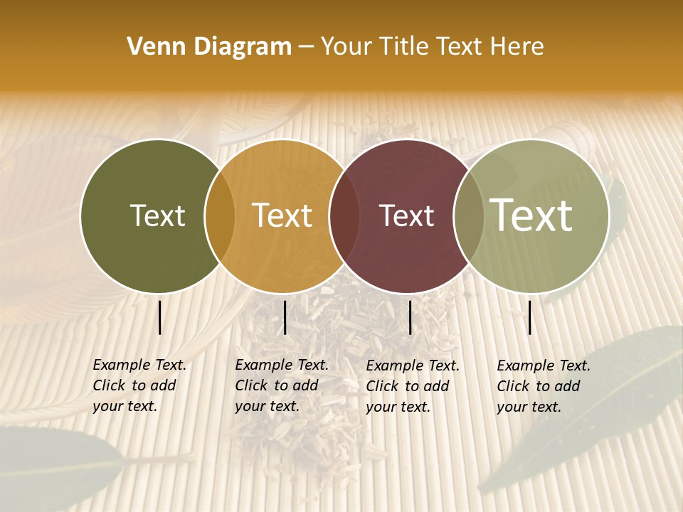 A Cup Of Tea Next To A Wooden Spoon PowerPoint Template