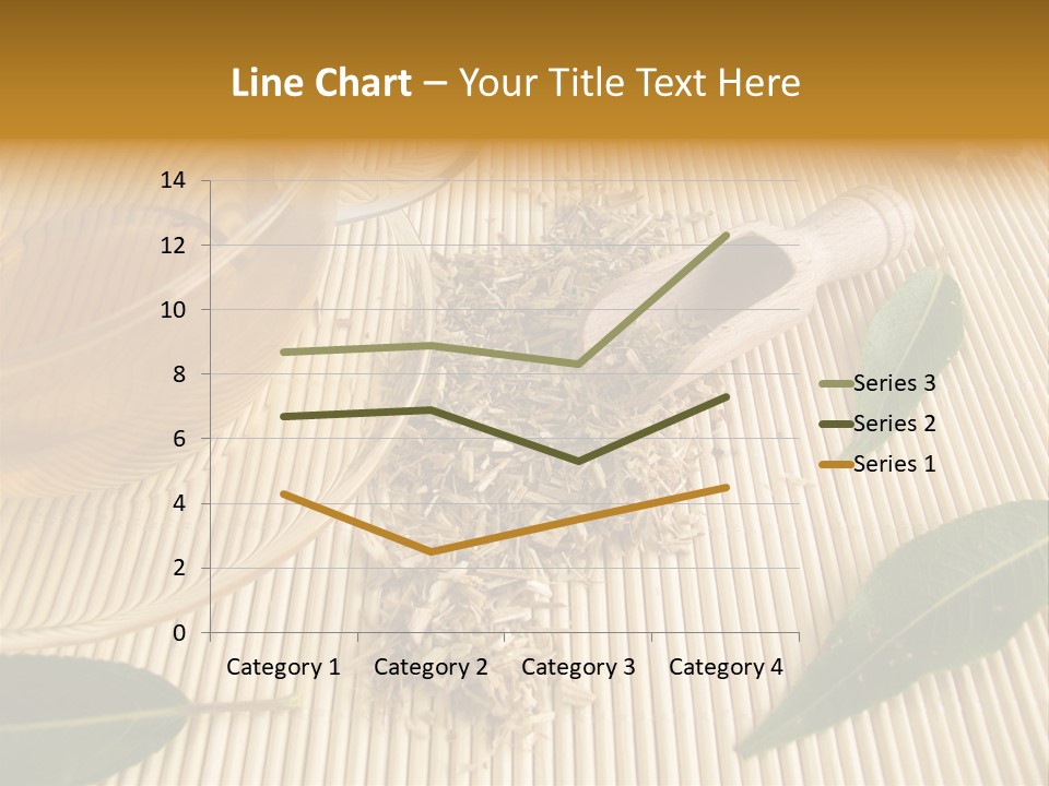 A Cup Of Tea Next To A Wooden Spoon PowerPoint Template