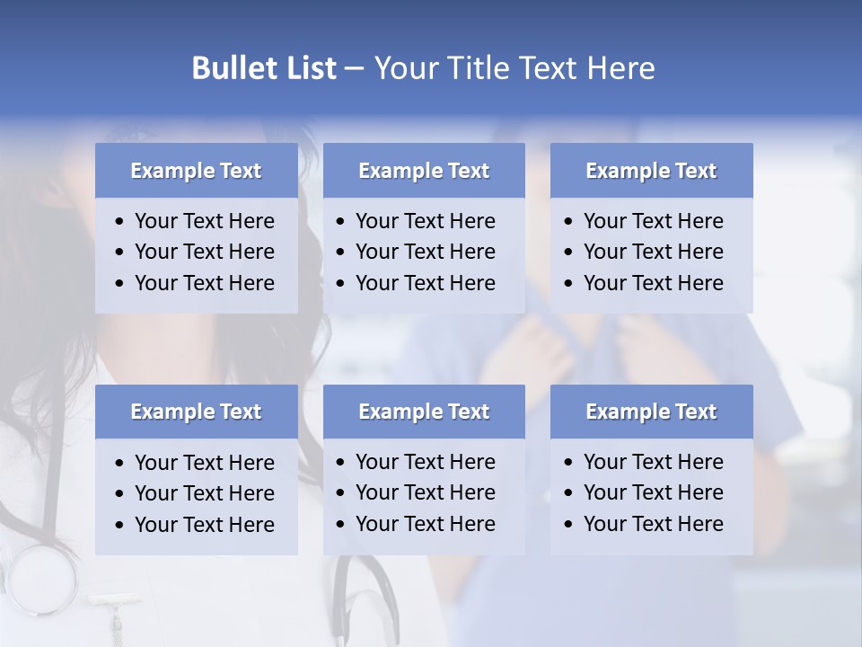 Smart Looking At Camera Indoors PowerPoint Template