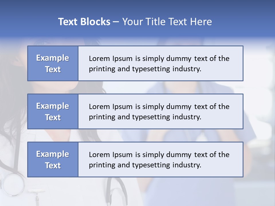 Smart Looking At Camera Indoors PowerPoint Template