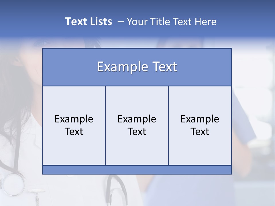 Smart Looking At Camera Indoors PowerPoint Template