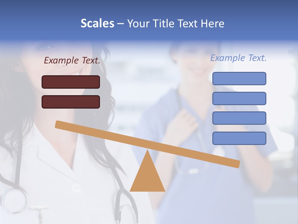 Smart Looking At Camera Indoors PowerPoint Template