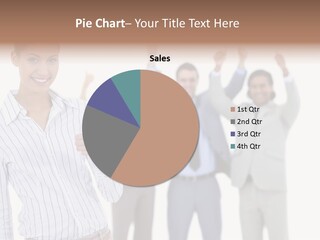 Hispanic Colleagues Portrait PowerPoint Template