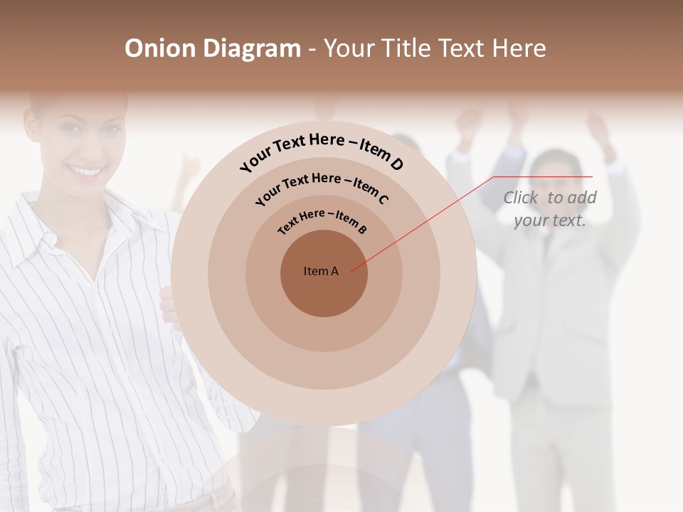 Hispanic Colleagues Portrait PowerPoint Template