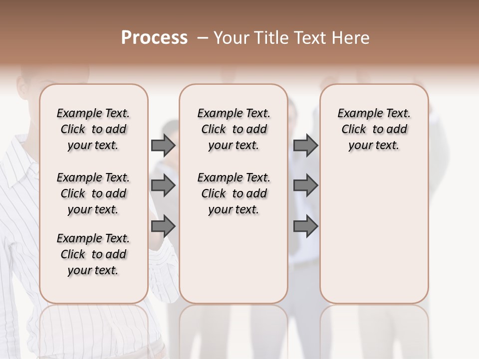 Hispanic Colleagues Portrait PowerPoint Template