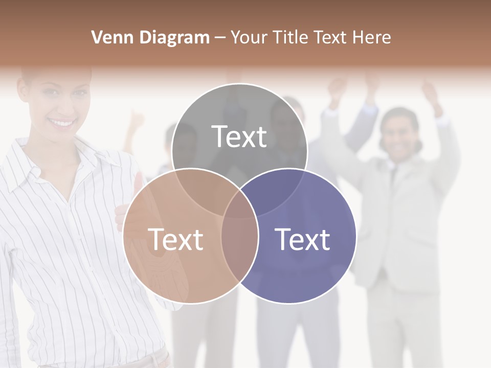 Hispanic Colleagues Portrait PowerPoint Template