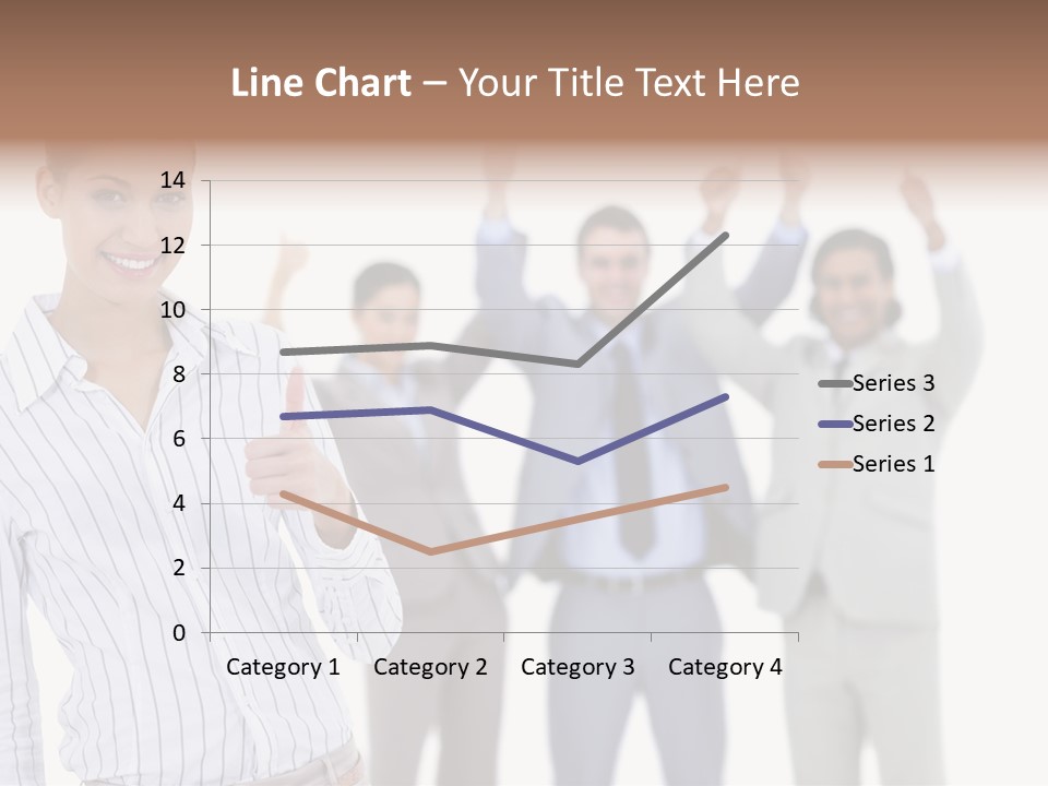 Hispanic Colleagues Portrait PowerPoint Template