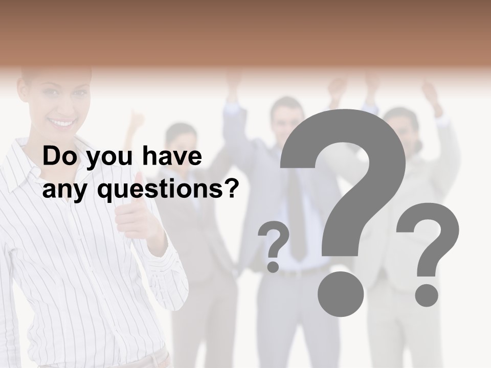 Hispanic Colleagues Portrait PowerPoint Template