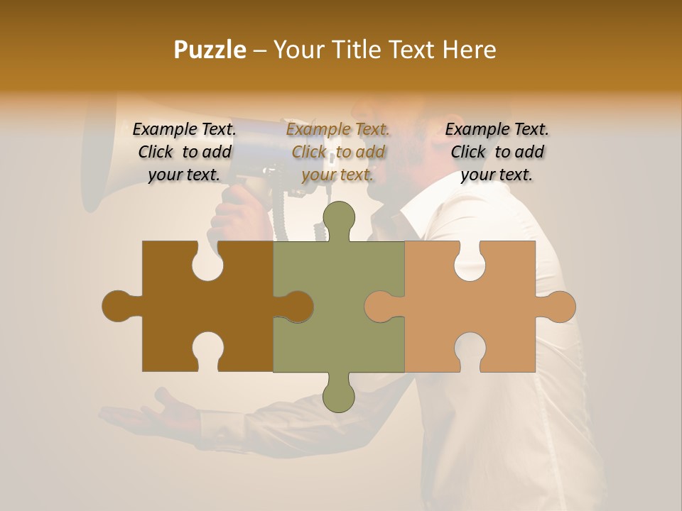 Noise Scream Announce PowerPoint Template