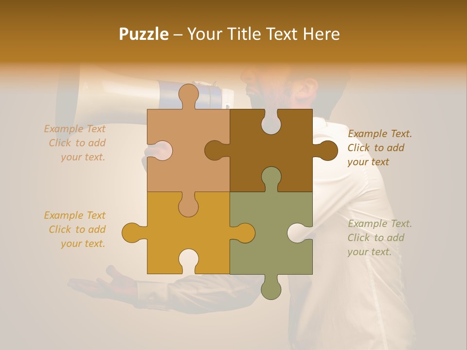 Noise Scream Announce PowerPoint Template