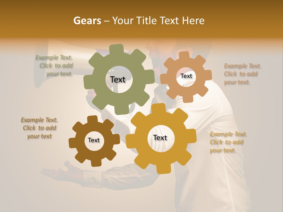 Noise Scream Announce PowerPoint Template