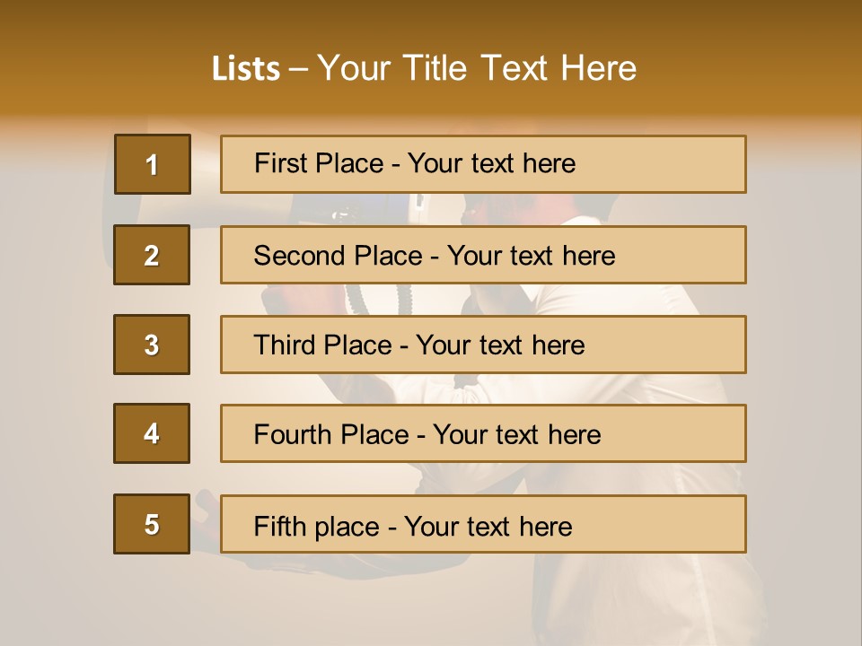 Noise Scream Announce PowerPoint Template