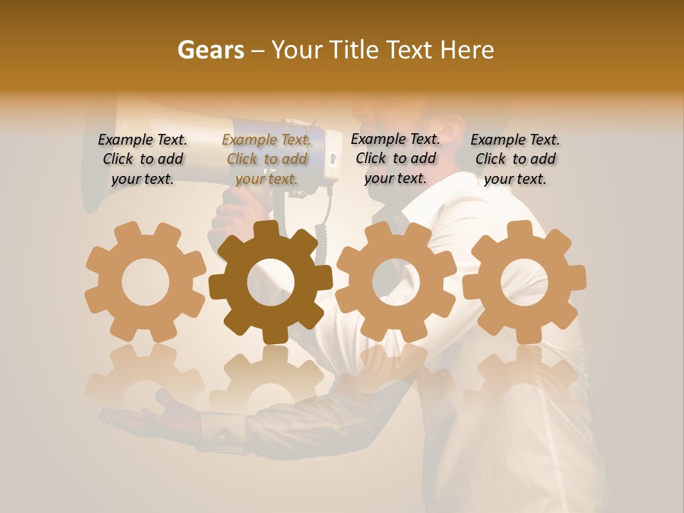 Noise Scream Announce PowerPoint Template