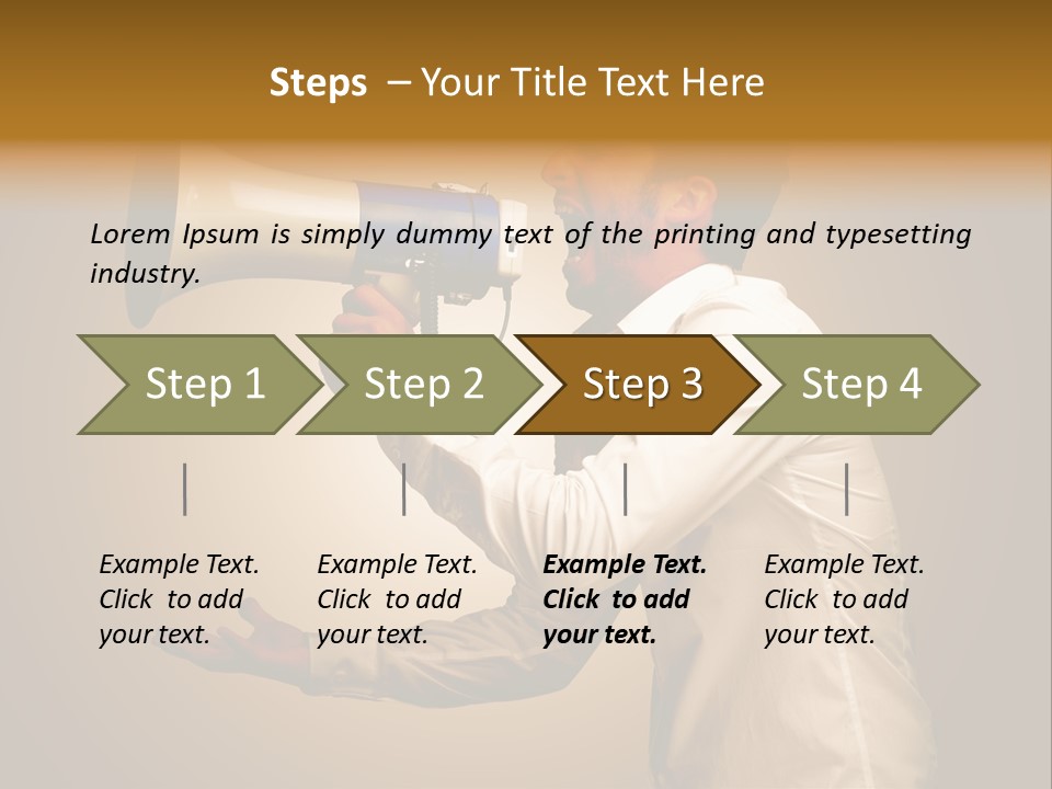 Noise Scream Announce PowerPoint Template