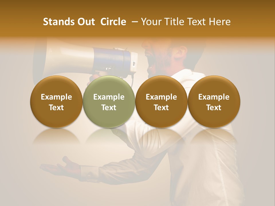 Noise Scream Announce PowerPoint Template