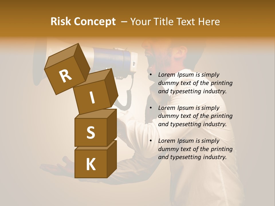 Noise Scream Announce PowerPoint Template