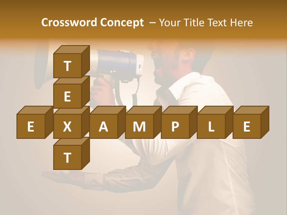 Noise Scream Announce PowerPoint Template