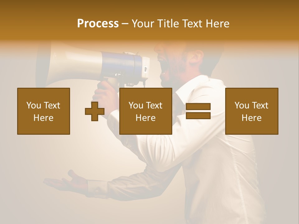 Noise Scream Announce PowerPoint Template