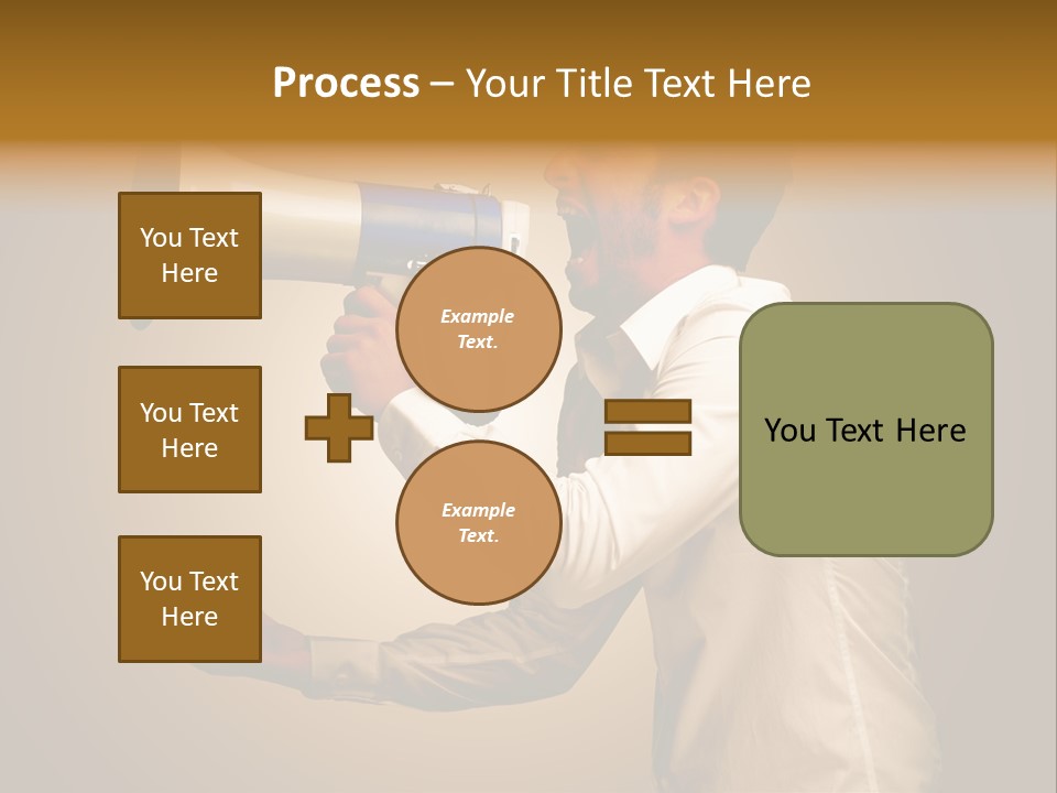 Noise Scream Announce PowerPoint Template