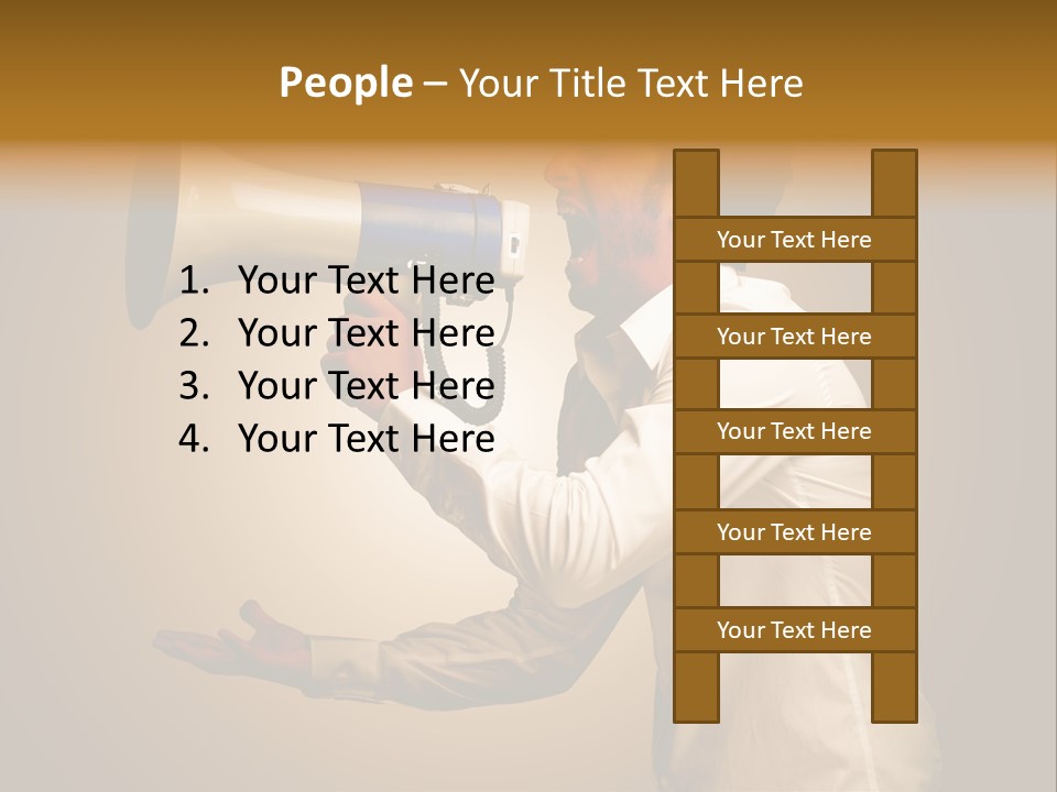 Noise Scream Announce PowerPoint Template