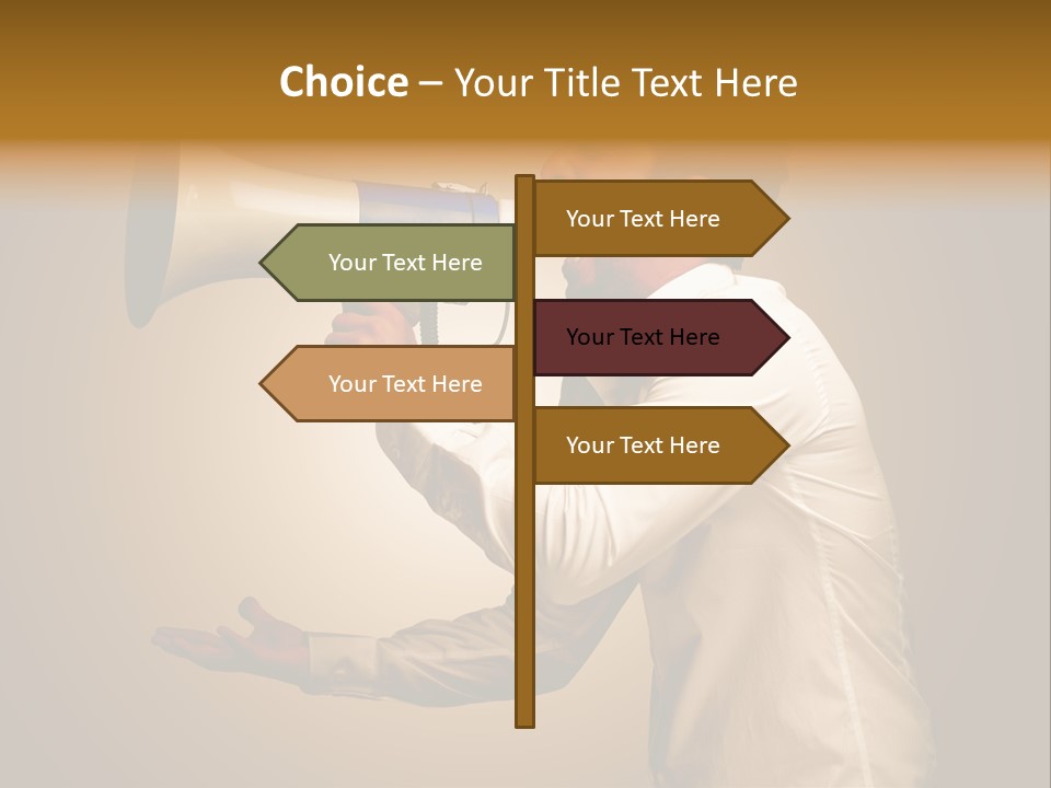 Noise Scream Announce PowerPoint Template