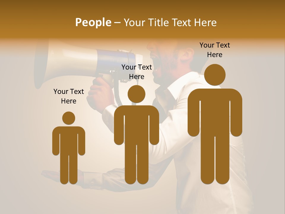 Noise Scream Announce PowerPoint Template