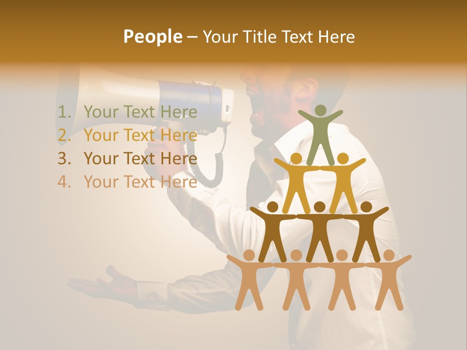 Noise Scream Announce PowerPoint Template