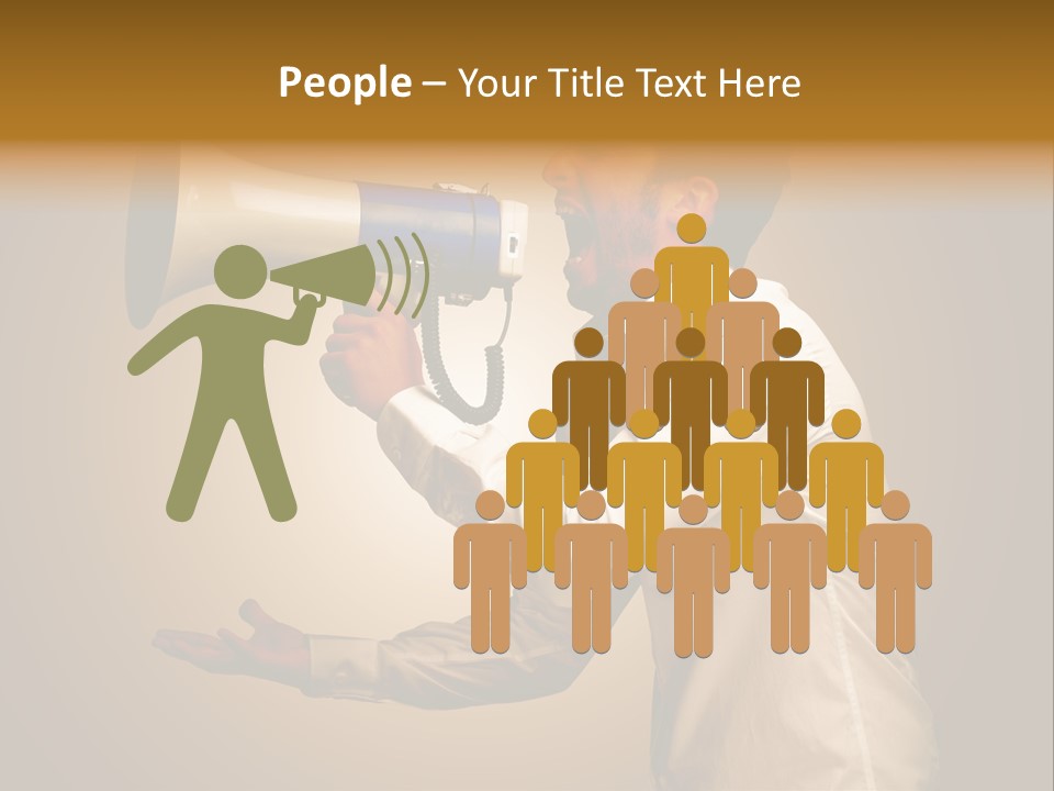 Noise Scream Announce PowerPoint Template