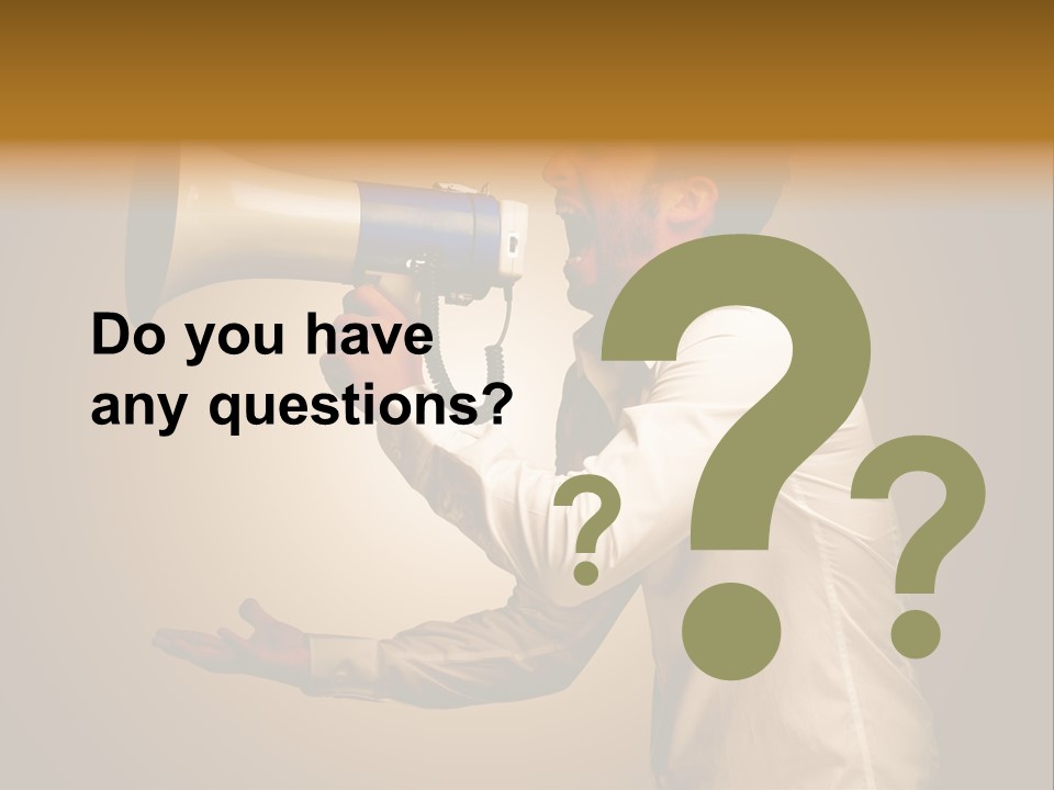 Noise Scream Announce PowerPoint Template