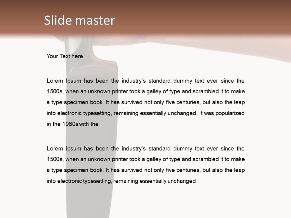 Fist Big Aggressively PowerPoint Template