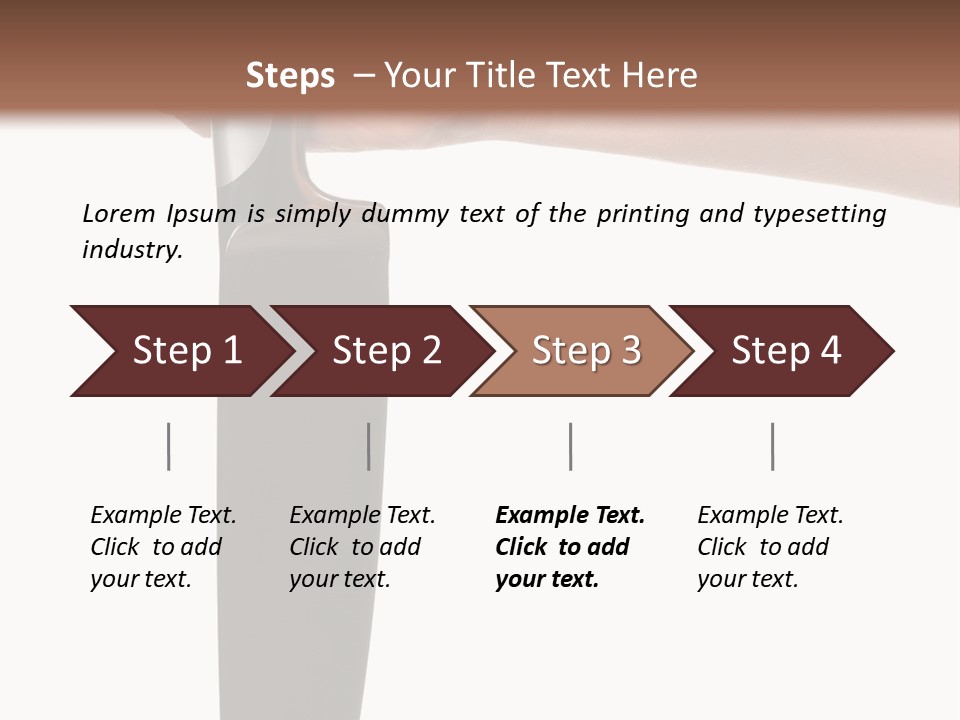 Fist Big Aggressively PowerPoint Template