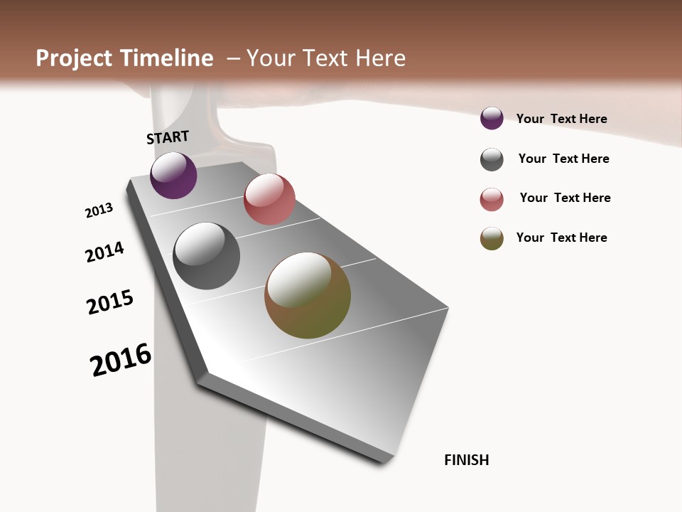Fist Big Aggressively PowerPoint Template