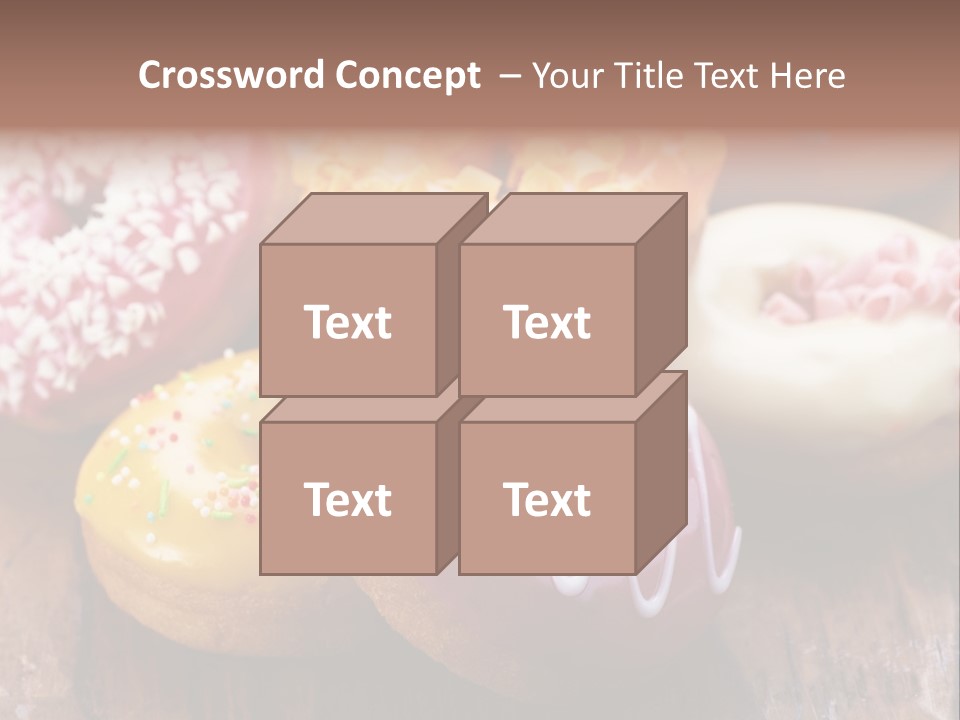 Chocolate Cake Assorted PowerPoint Template
