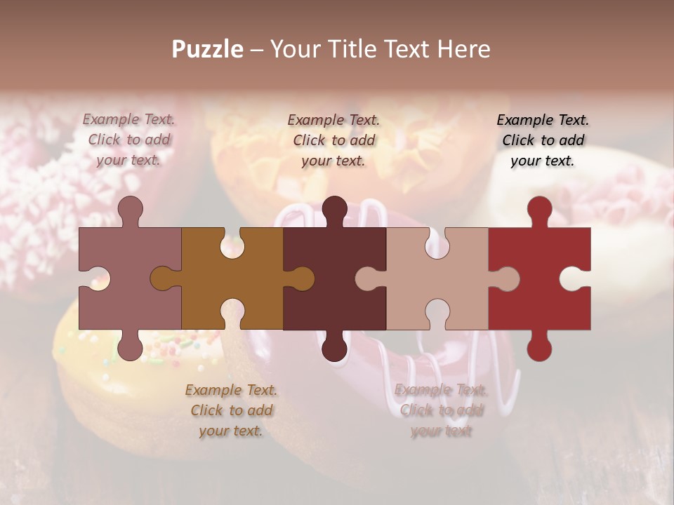 Chocolate Cake Assorted PowerPoint Template