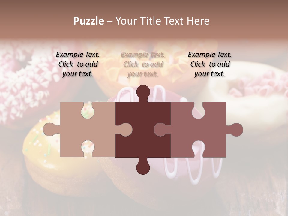 Chocolate Cake Assorted PowerPoint Template