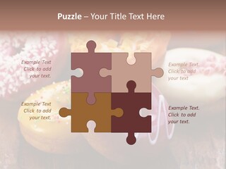 Chocolate Cake Assorted PowerPoint Template