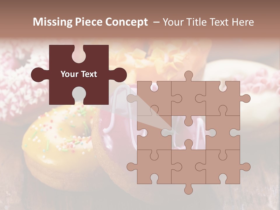 Chocolate Cake Assorted PowerPoint Template