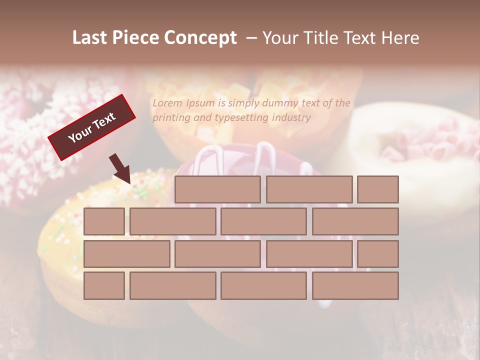Chocolate Cake Assorted PowerPoint Template