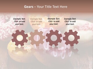 Chocolate Cake Assorted PowerPoint Template