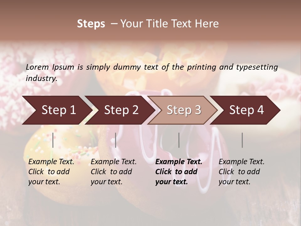 Chocolate Cake Assorted PowerPoint Template