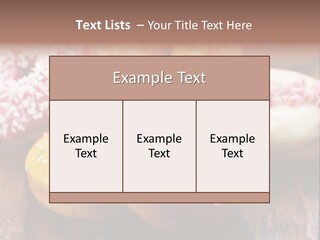 Chocolate Cake Assorted PowerPoint Template