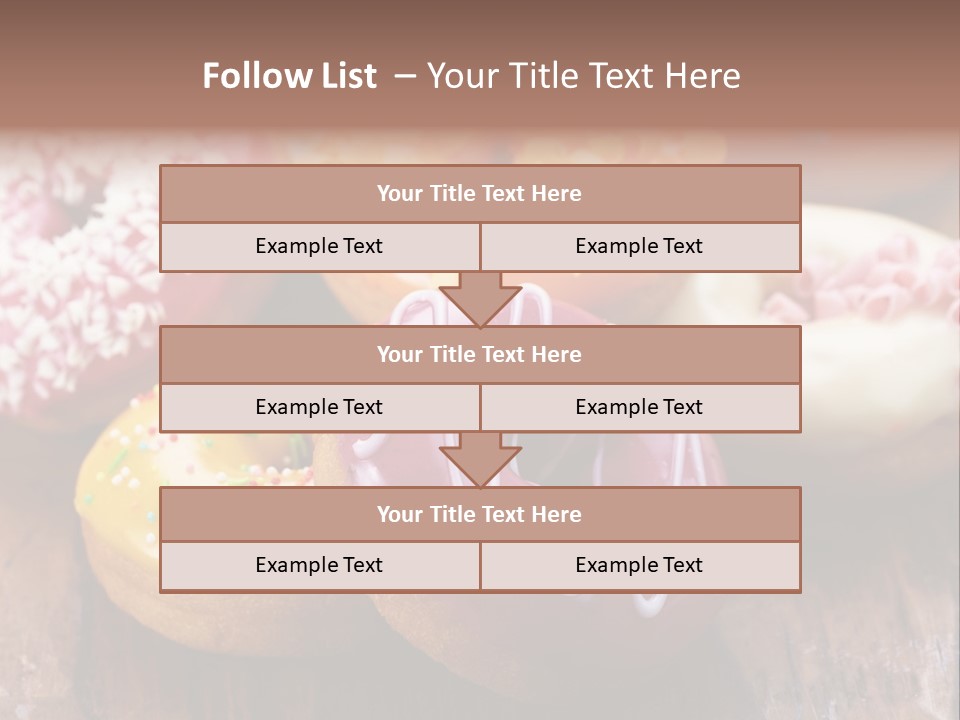 Chocolate Cake Assorted PowerPoint Template