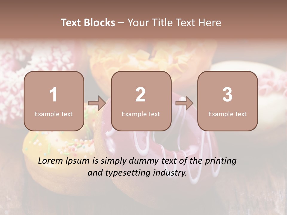 Chocolate Cake Assorted PowerPoint Template