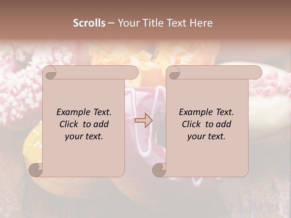 Chocolate Cake Assorted PowerPoint Template