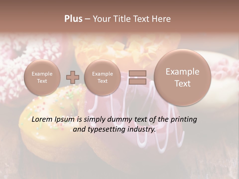 Chocolate Cake Assorted PowerPoint Template