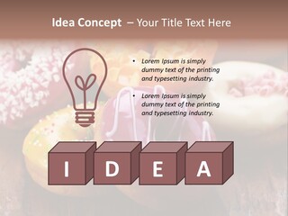 Chocolate Cake Assorted PowerPoint Template