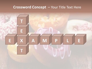 Chocolate Cake Assorted PowerPoint Template