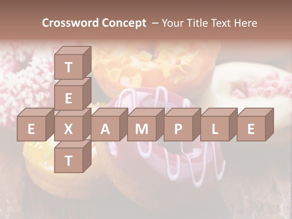 Chocolate Cake Assorted PowerPoint Template