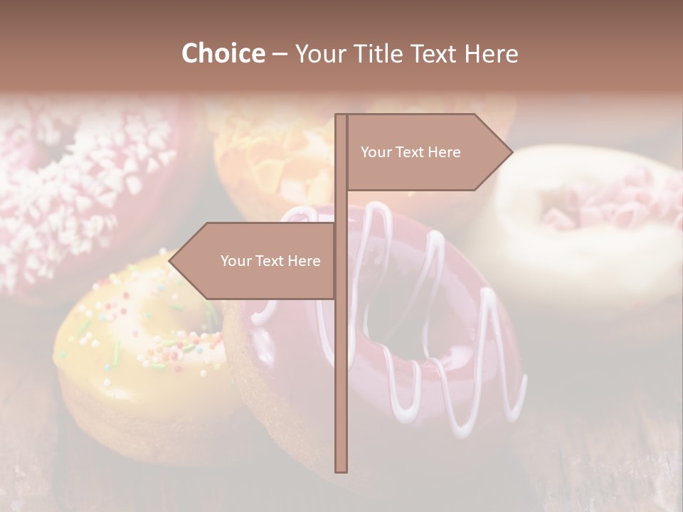Chocolate Cake Assorted PowerPoint Template
