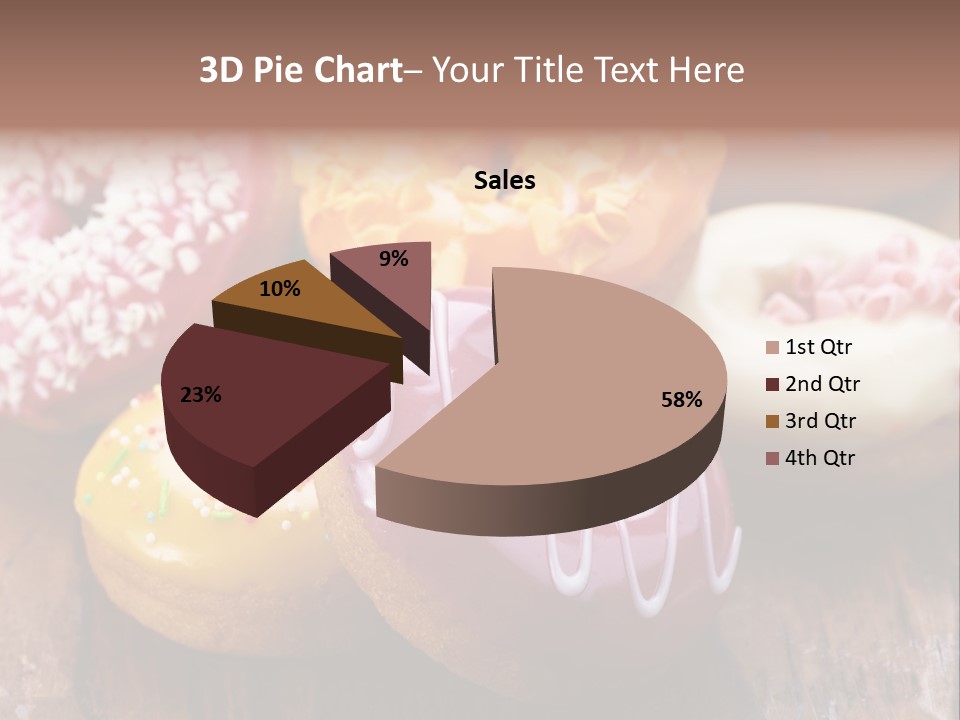 Chocolate Cake Assorted PowerPoint Template